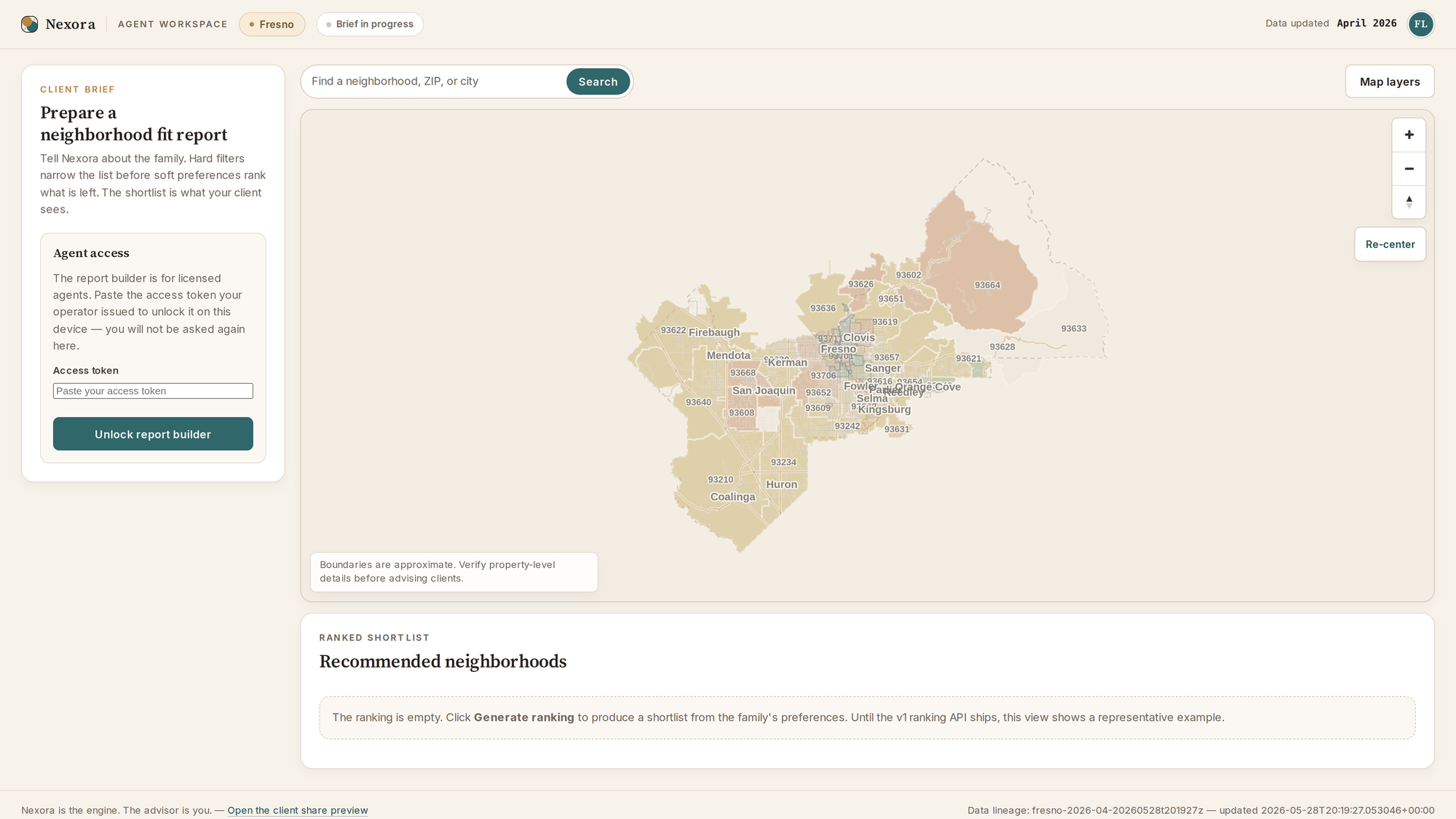 Geospatial workspace